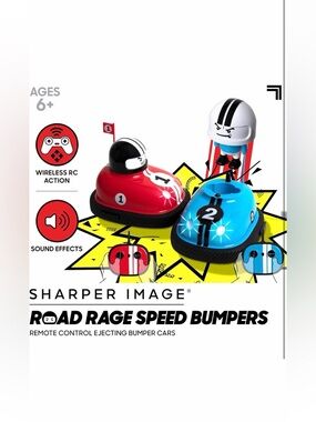 Sharper Image Road Rage Remote Control Cars, NEW